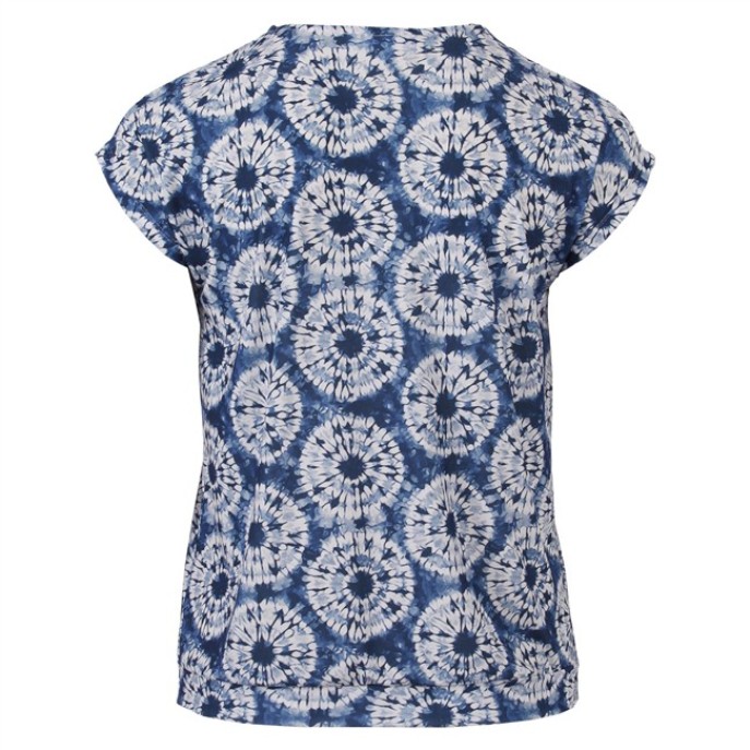 Enjoy T-shirt batik print 183601 Blauw